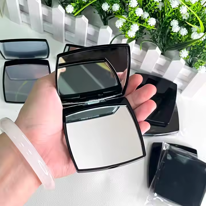 Portable 180° Compact Makeup Mirror for Travel and Home Use