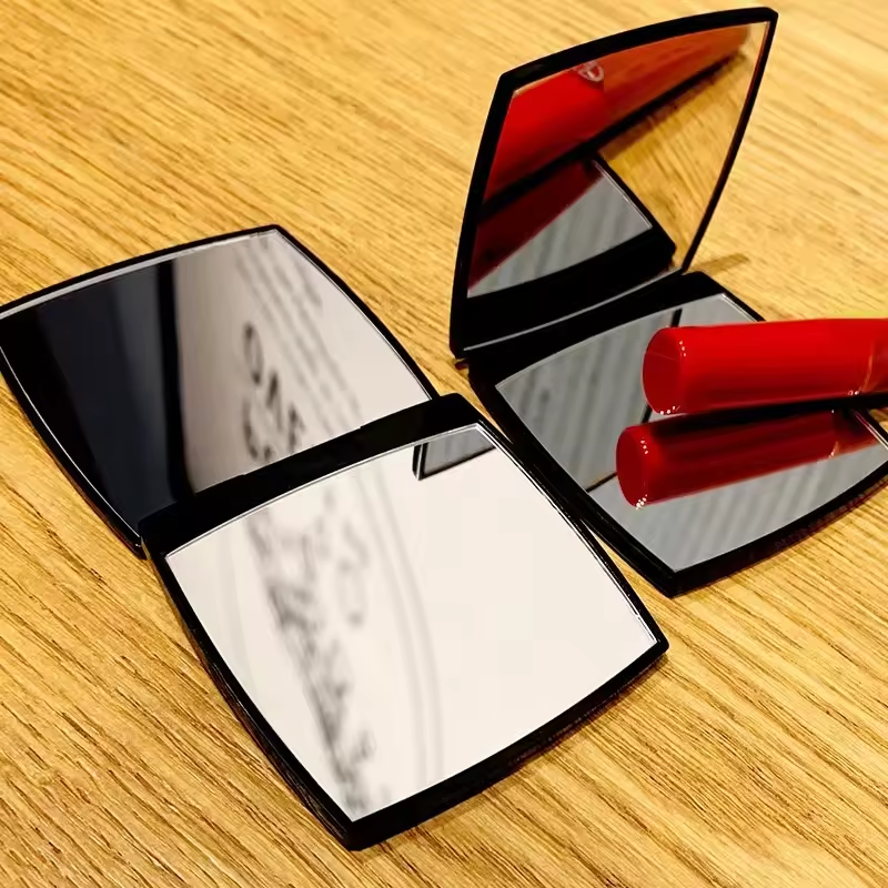 Portable 180° Compact Makeup Mirror for Travel and Home Use