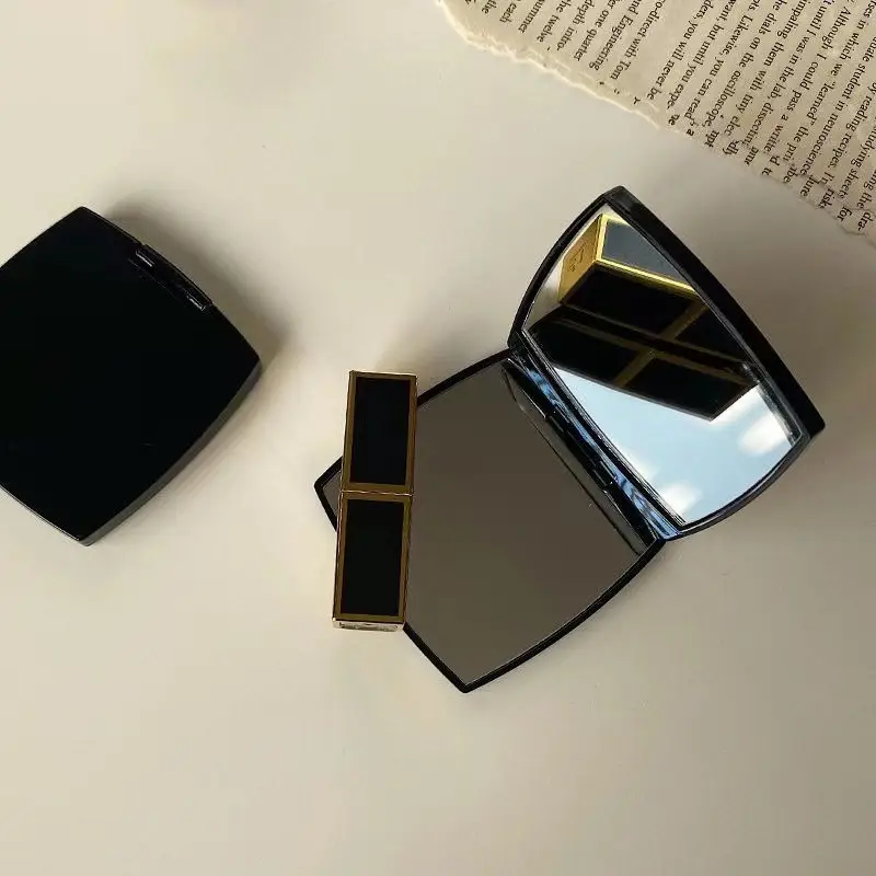 Portable 180° Compact Makeup Mirror for Travel and Home Use