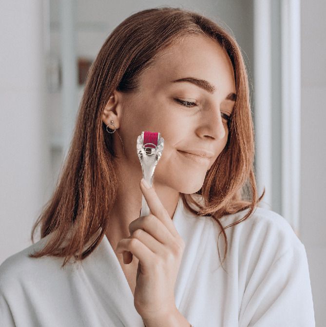 Microneedling Roller Set for Skin and Hair Care