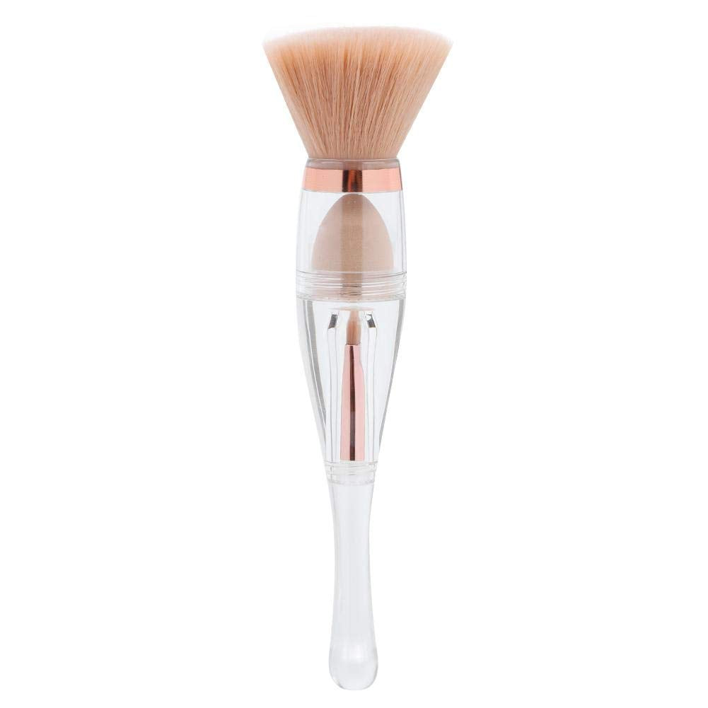 3-in-1 Portable Makeup Brush Set for Easy Application