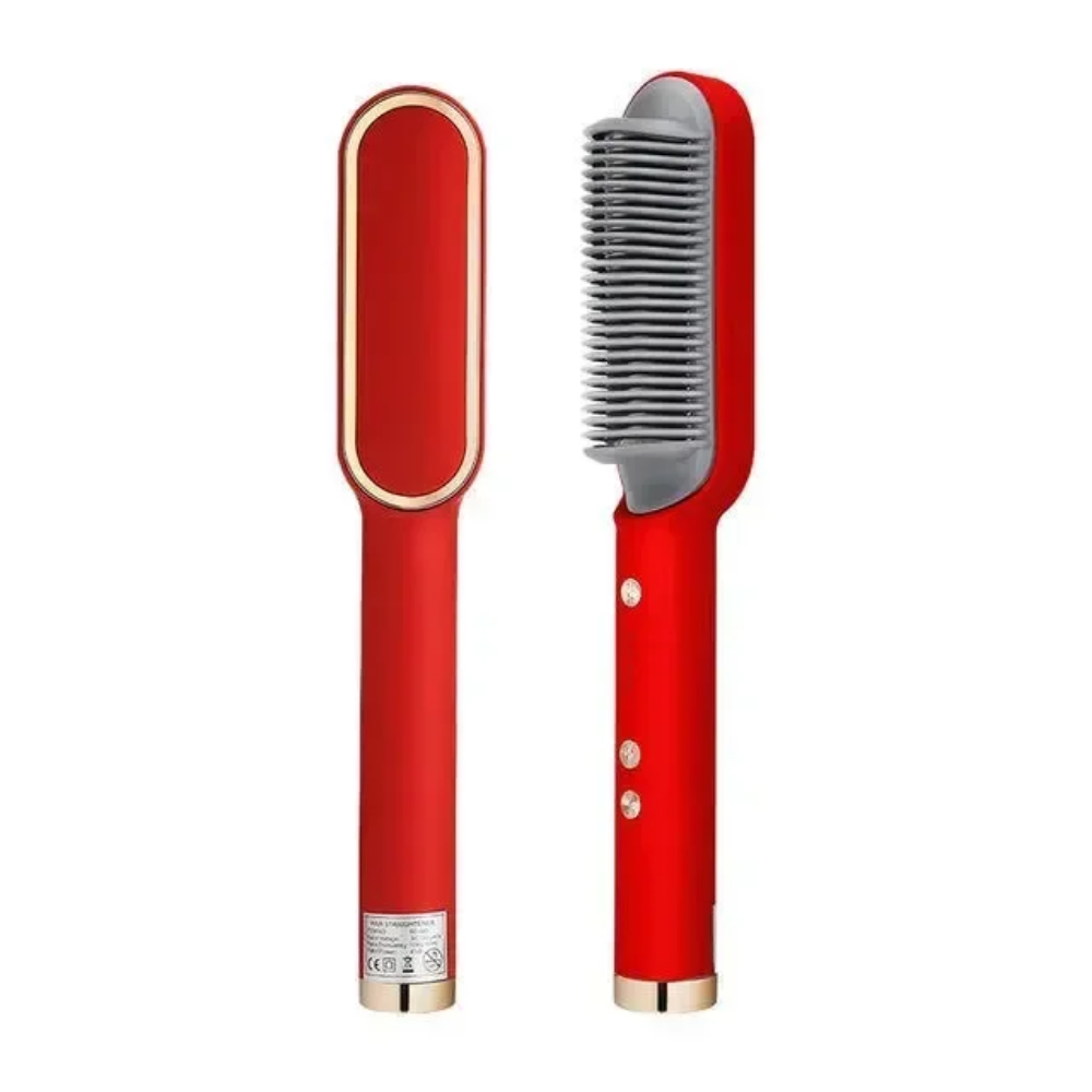 3-in-1 Hot Comb Hair Straightener for Effortless Styling