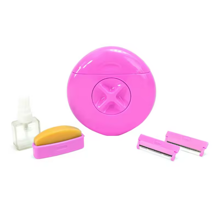 Portable 3-in-1 Travel Razor for Women