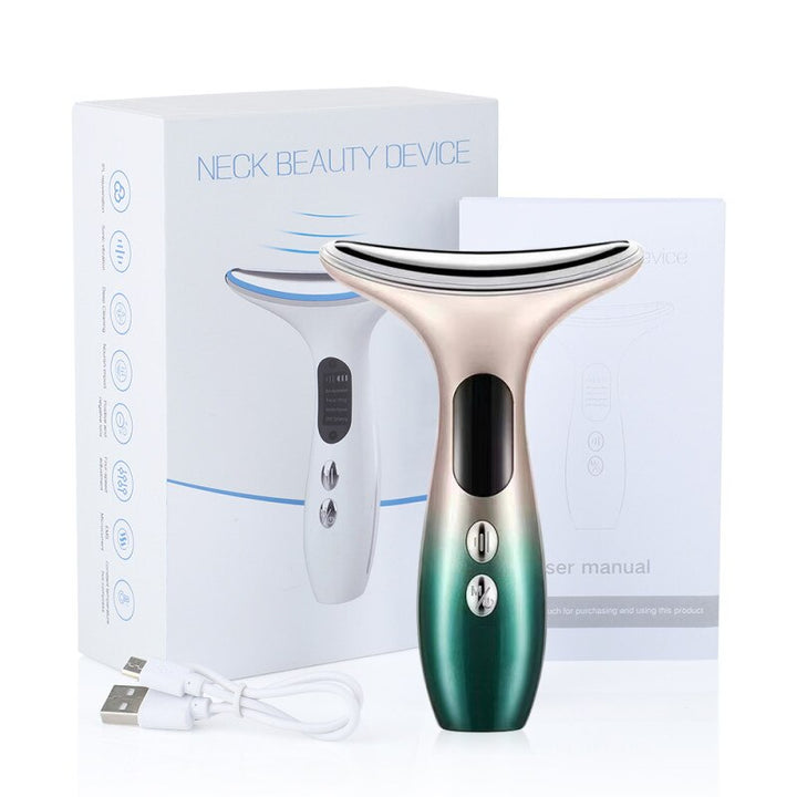 Electric EMS Neck Beauty Device for Facial Massage