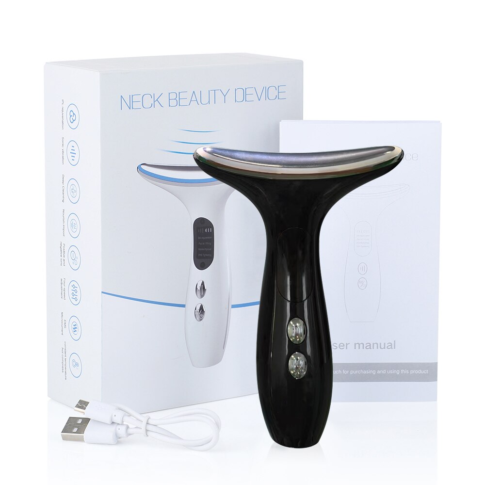 Electric EMS Neck Beauty Device for Facial Massage