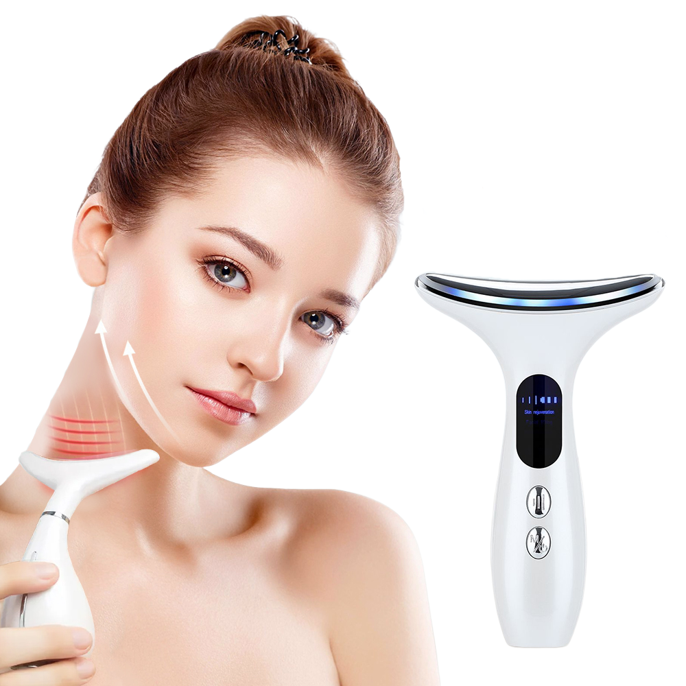 Electric EMS Neck Beauty Device for Facial Massage