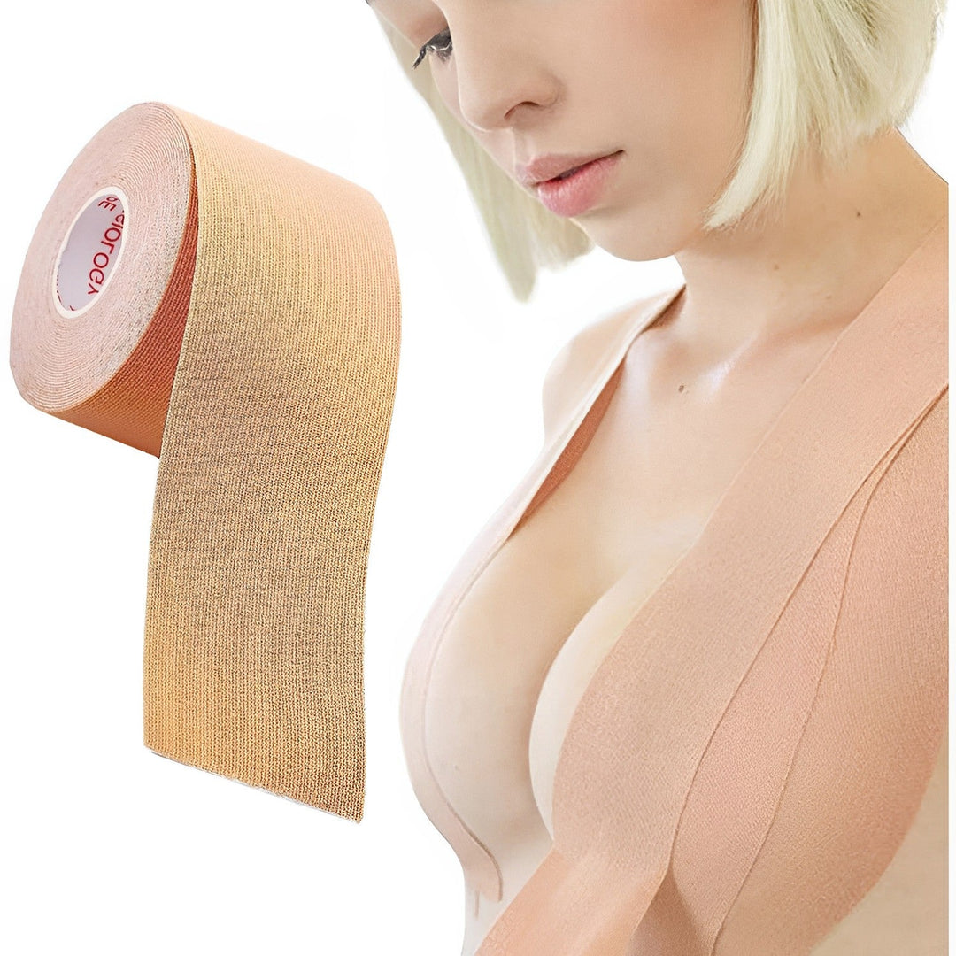 Push-Up Bra Tape for Support and Lift