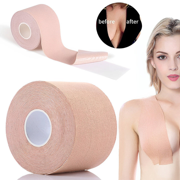 Push-Up Bra Tape for Support and Lift