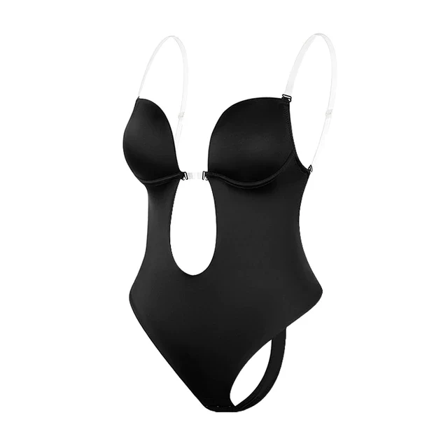V-Neck Bodysuit Shapewear for a Flattering Silhouette