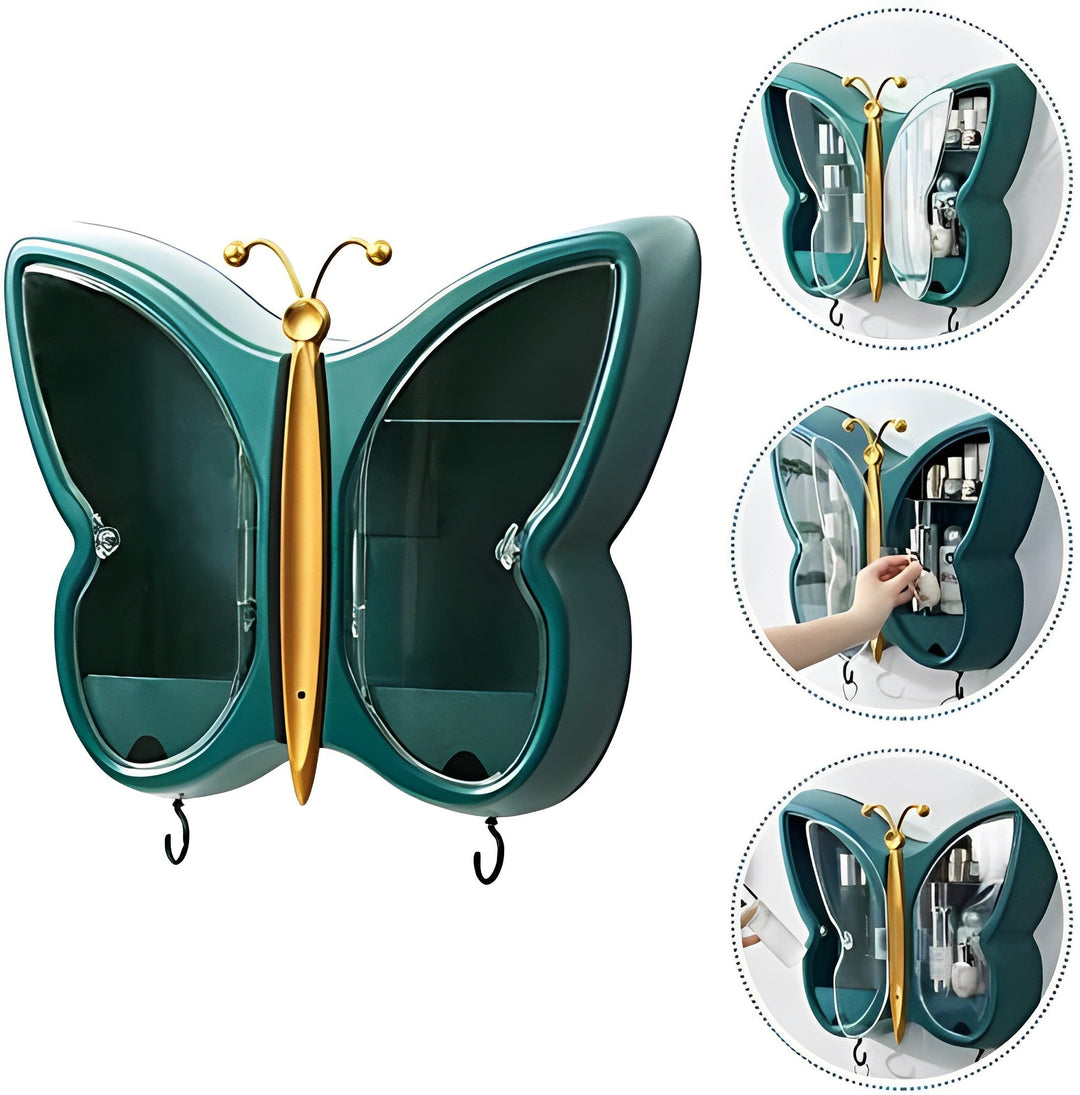 Butterfly-Themed Storage Box for Organizing and Decor