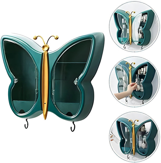 Butterfly-Themed Storage Box for Organizing and Decor
