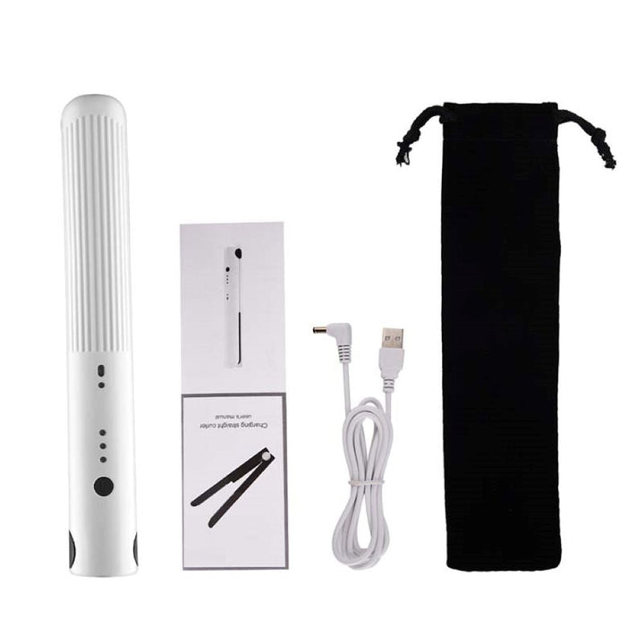 Portable Cordless Hair Straightener and Curler for Easy Styling