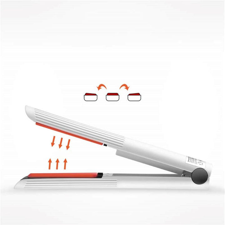 Portable Cordless Hair Straightener and Curler for Easy Styling