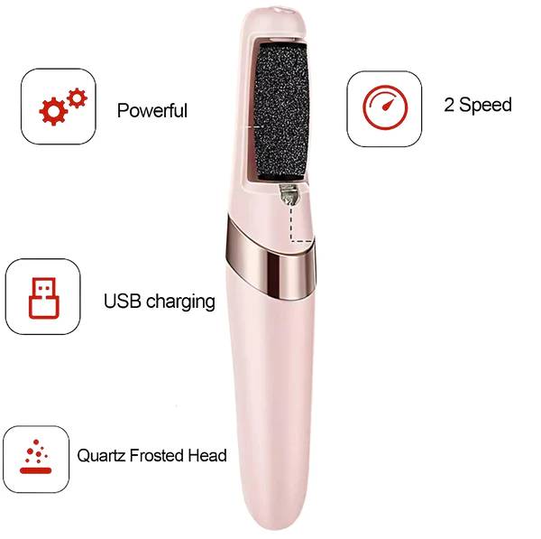 Electric Foot File for Smooth and Soft Feet - Pedicure Tool