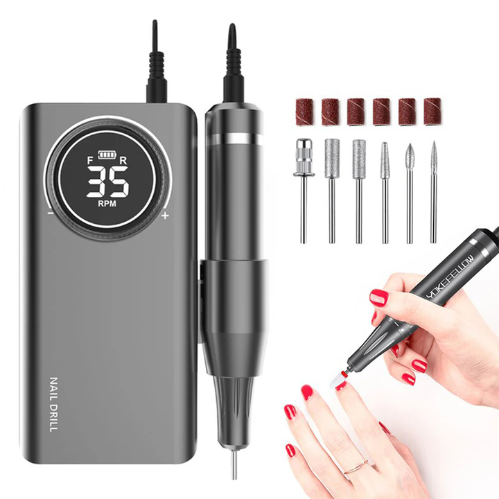 Rechargeable Electric Nail File for Professional Manicure