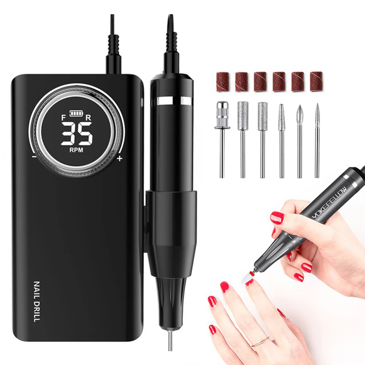 Rechargeable Electric Nail File for Professional Manicure