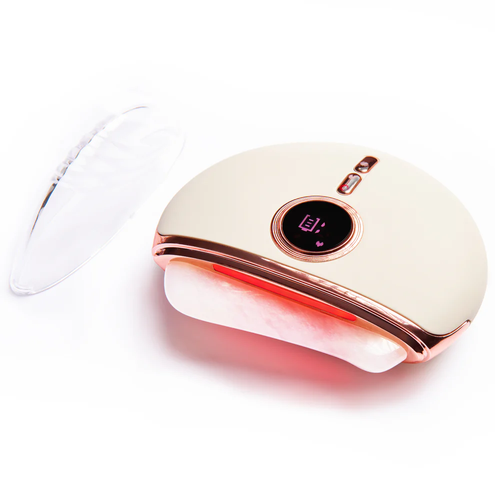 Red Light Face Massager and Gua Sha Tool for Skin Rejuvenation