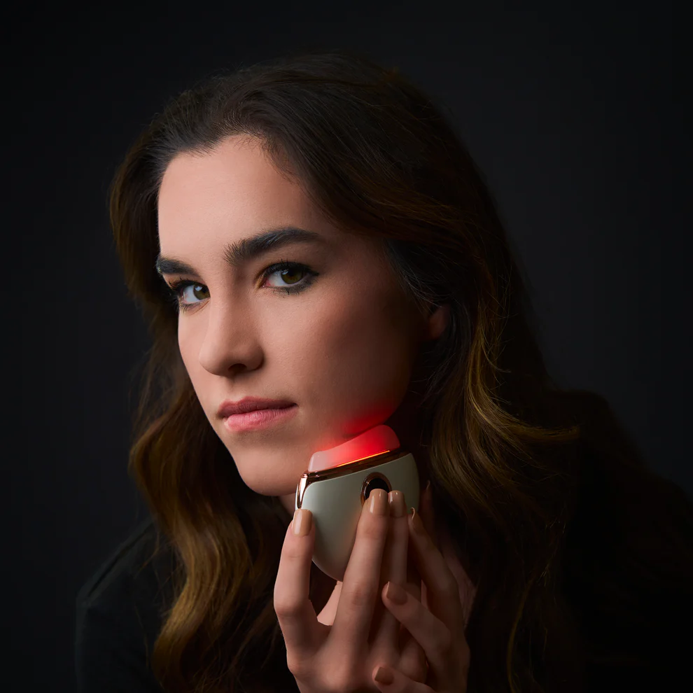 Red Light Face Massager and Gua Sha Tool for Skin Rejuvenation