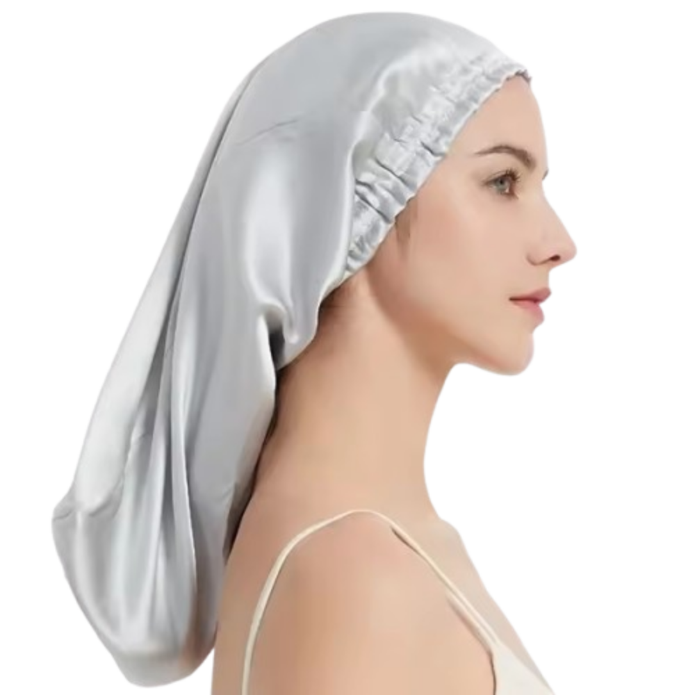 Satin Bonnet for Long Hair - Comfortable Sleep Cap