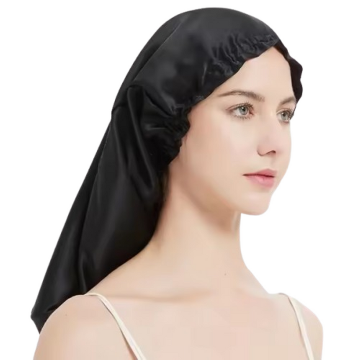 Satin Bonnet for Long Hair - Comfortable Sleep Cap