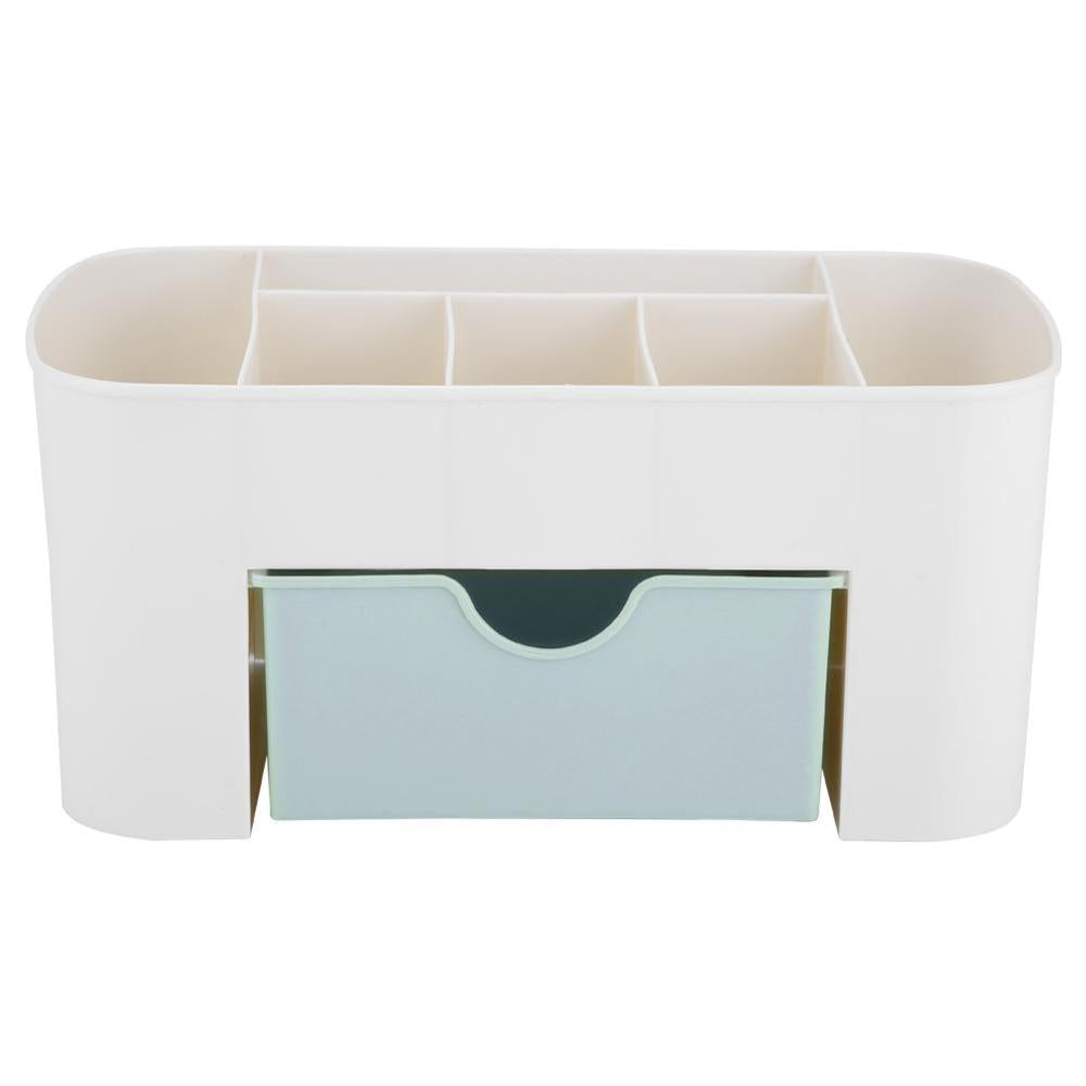 Double Layer Plastic Makeup Organizer - Stylish Storage Solution