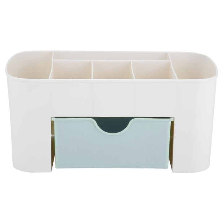 Double Layer Plastic Makeup Organizer - Stylish Storage Solution