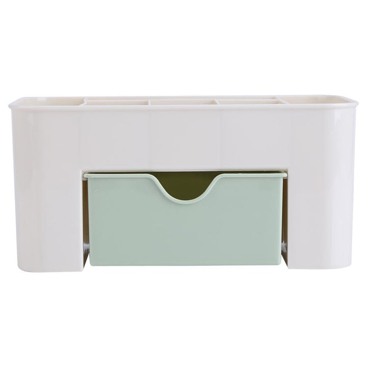 Double Layer Plastic Makeup Organizer - Stylish Storage Solution