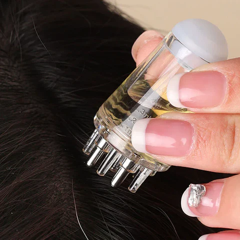Hair Oil Applicator for Precise Application and Nourishment