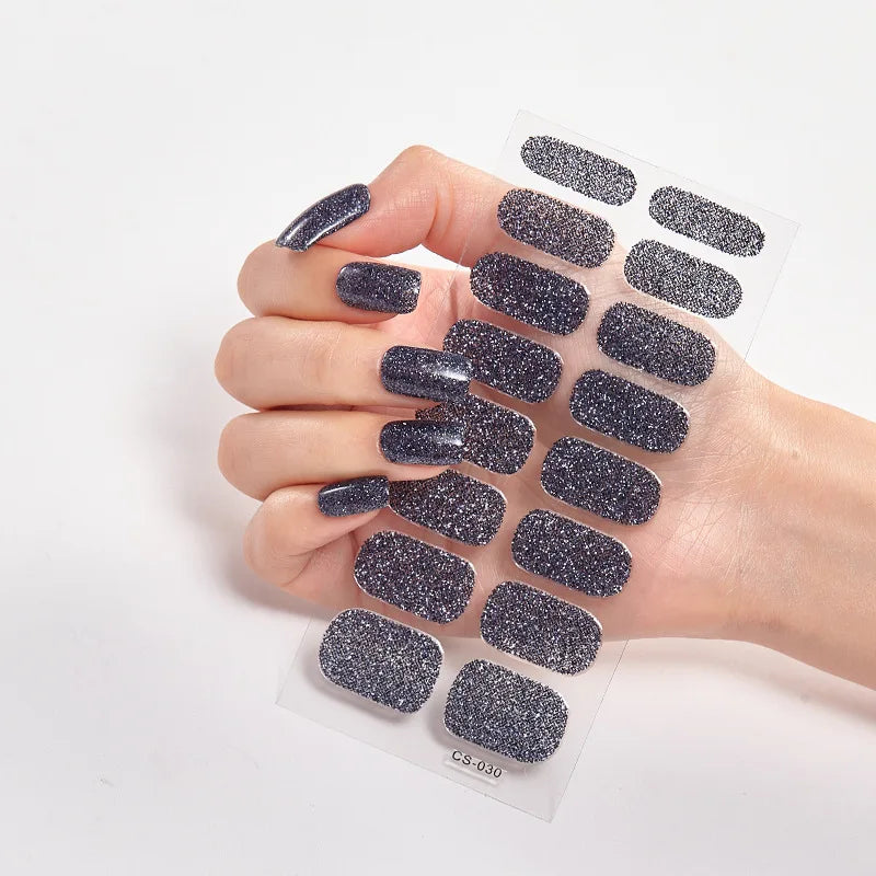Nail Stickers - Colorful Nail Polish Wraps for Easy Application