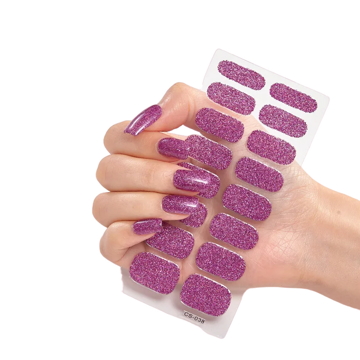 Nail Stickers - Colorful Nail Polish Wraps for Easy Application