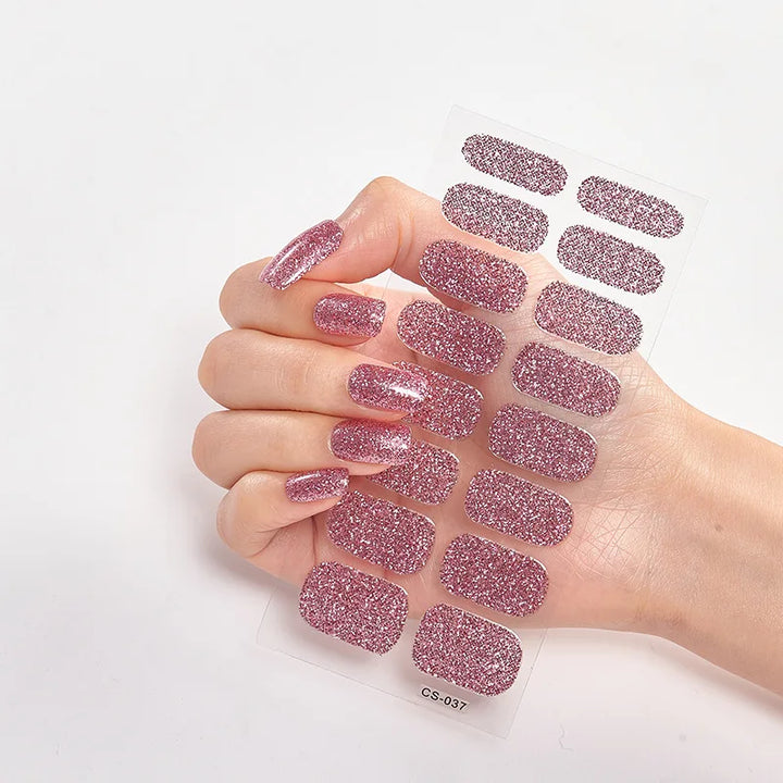 Nail Stickers - Colorful Nail Polish Wraps for Easy Application