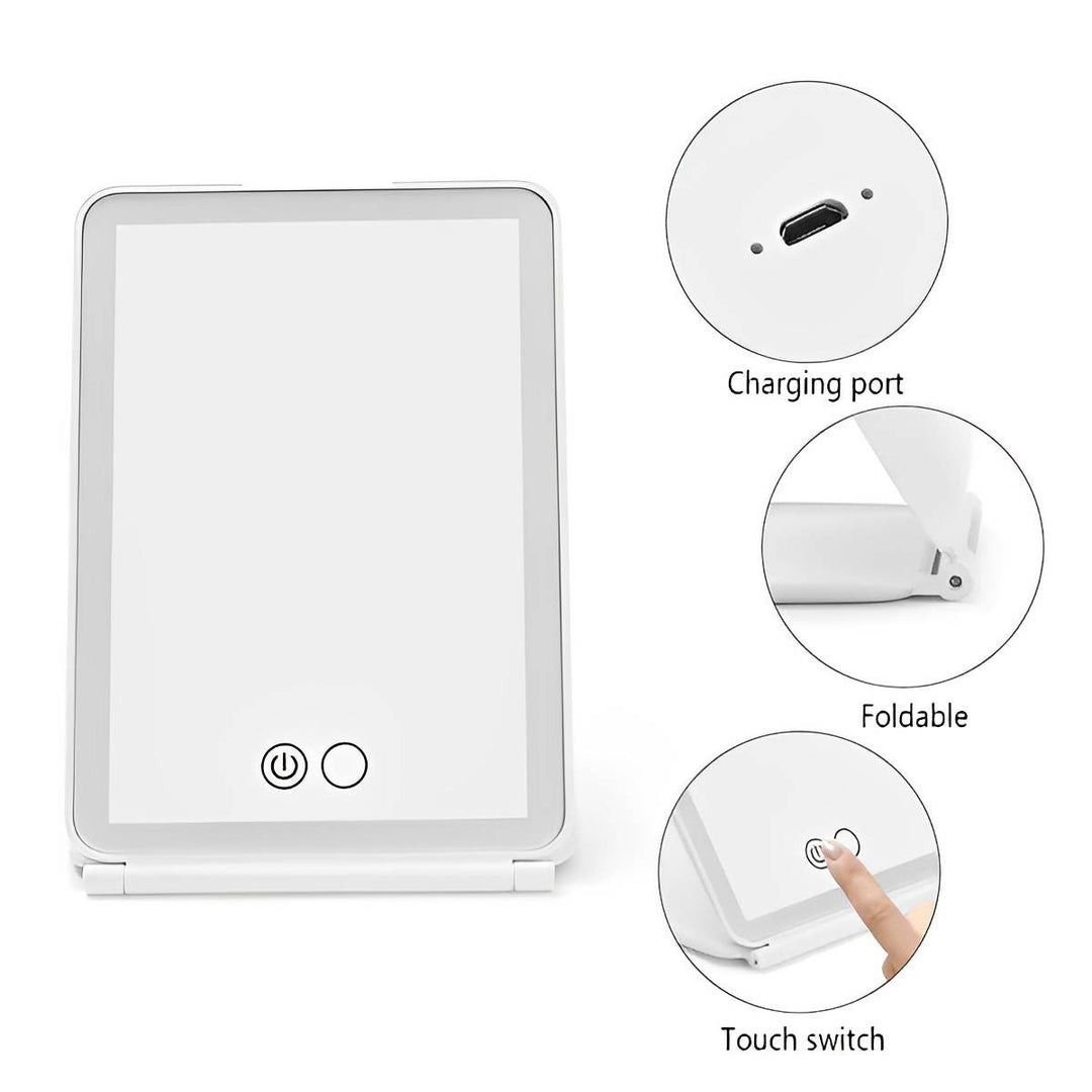 Illuminated Vanity Mirror for Flawless Makeup Application