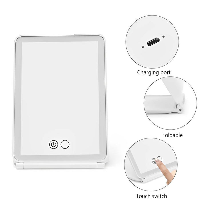 Illuminated Vanity Mirror for Flawless Makeup Application