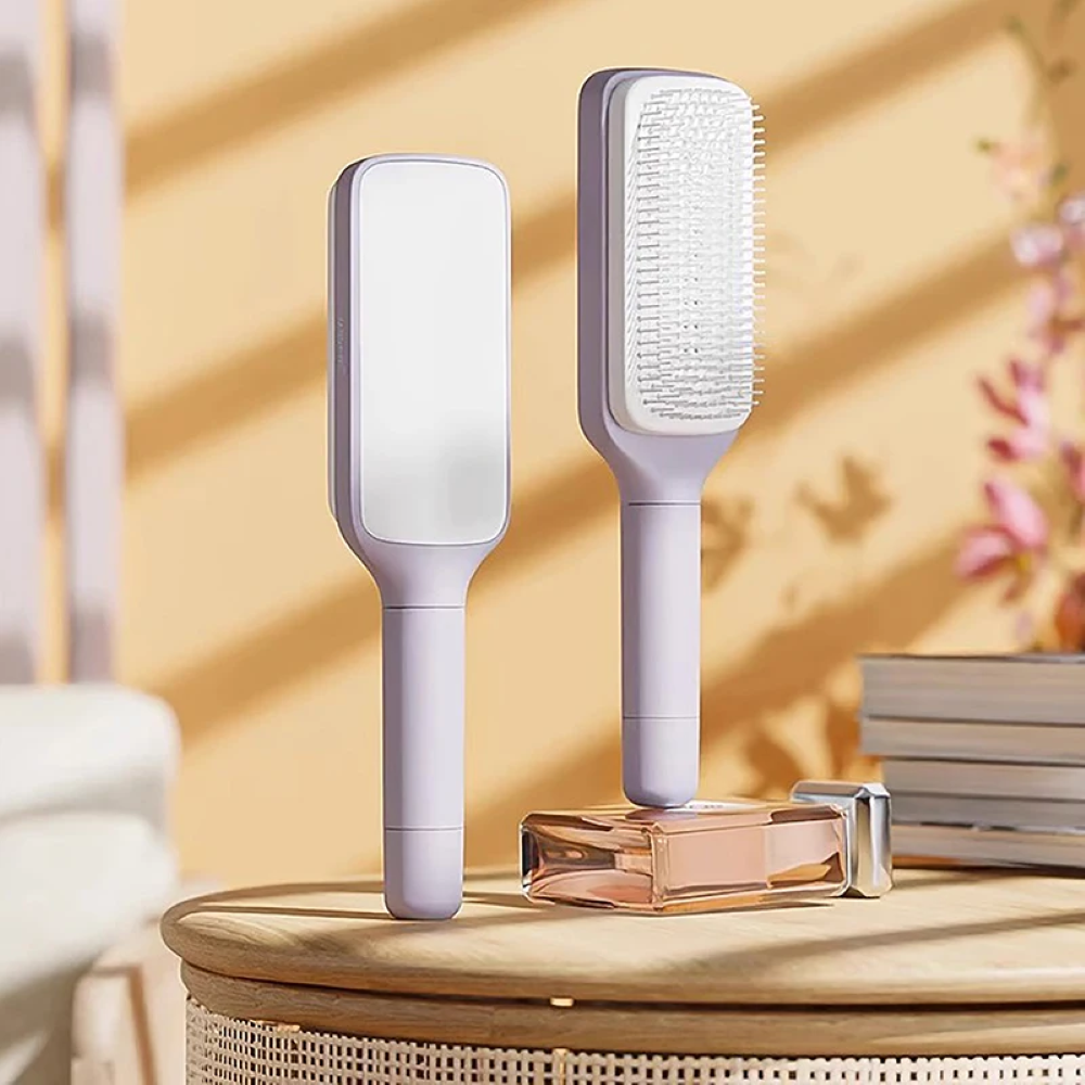 Self-Cleaning Hair Brush for Effortless Hair Care and Maintenance