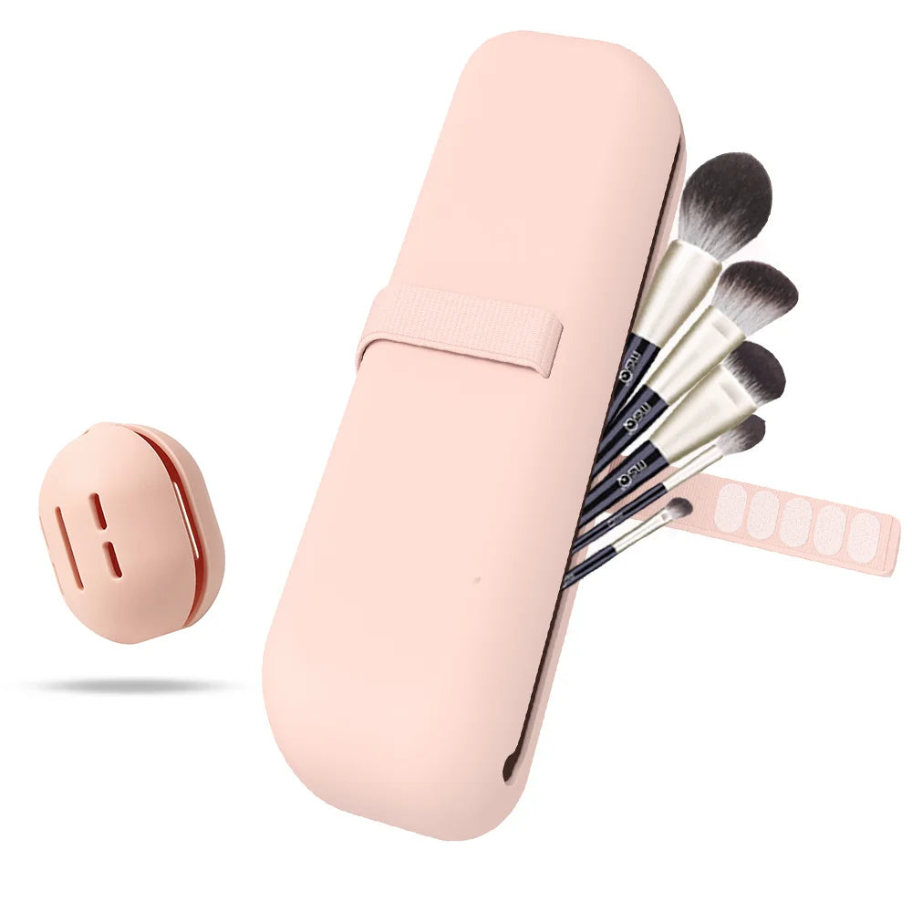 Silicone Makeup Brush Organizer for Easy Storage and Access