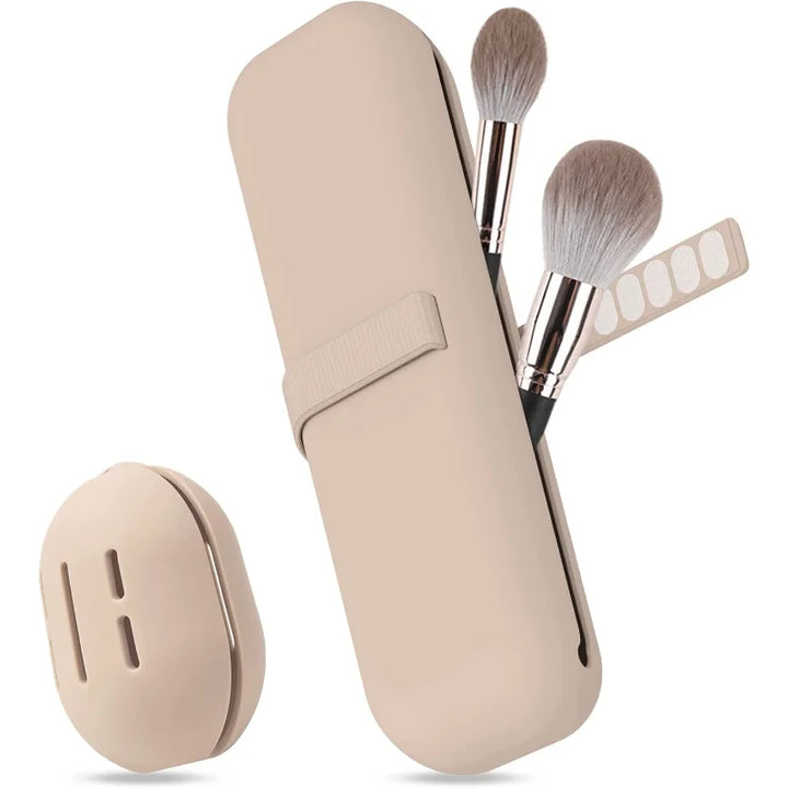 Silicone Makeup Brush Organizer for Easy Storage and Access