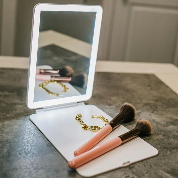 Compact Travel Mirror for On-the-Go Use