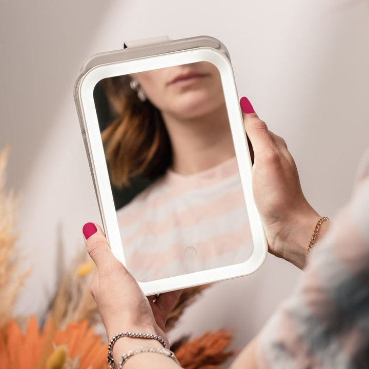 Compact Travel Mirror for On-the-Go Use