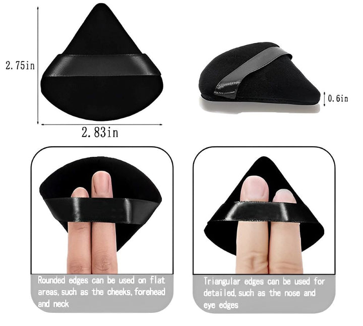 Triangle Makeup Powder Puffs for Flawless Application