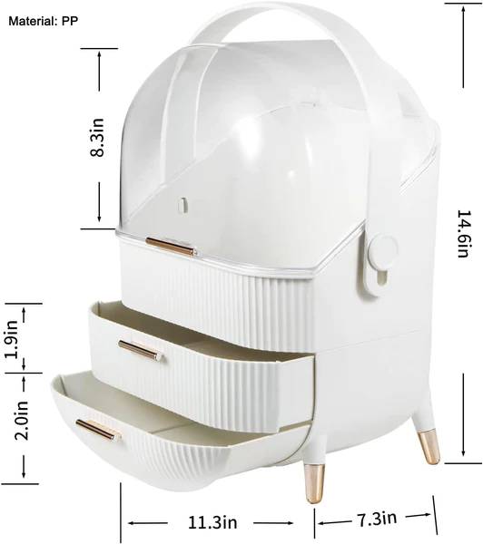 SEO Title

Waterproof Makeup Organizer for Efficient Storage