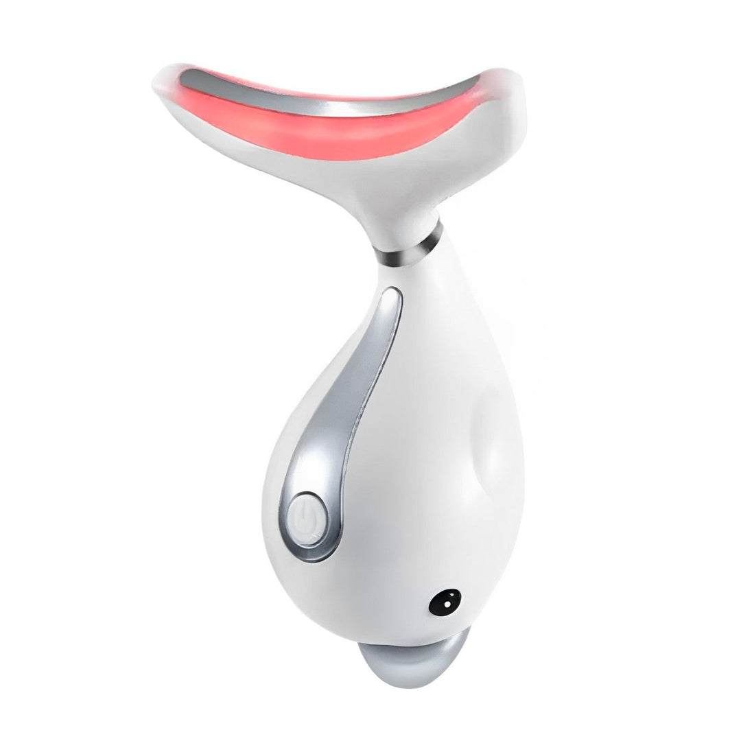 Neck and Face Photon LED Massager for Relaxation and Rejuvenation
