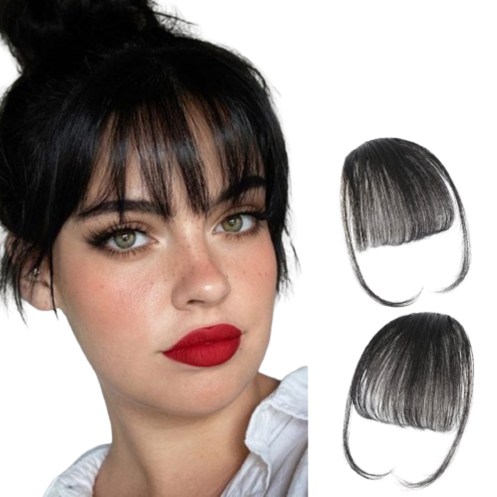 Human Hair Clip-In Fringe Bangs for Stylish Makeovers