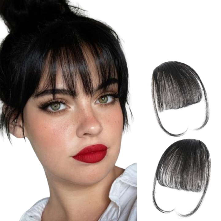 Human Hair Clip-In Fringe Bangs for Stylish Makeovers