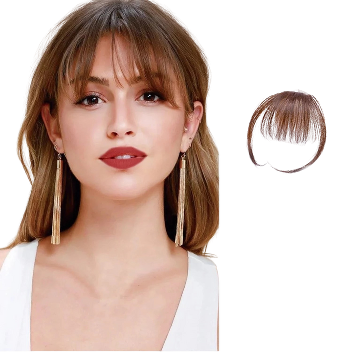 Human Hair Clip-In Fringe Bangs for Stylish Makeovers