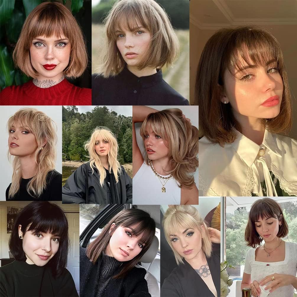 Human Hair Clip-In Fringe Bangs for Stylish Makeovers